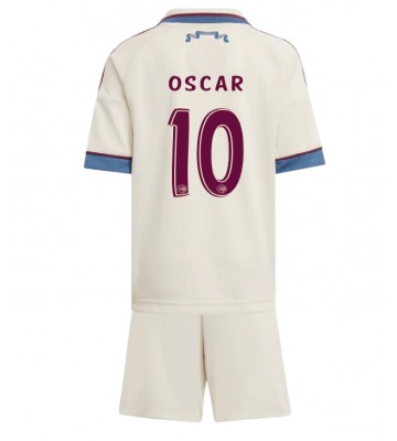 Ajax Oscar Gloukh #10 Tredje trøje Børn 2025-26 Kort ærmer (+ korte bukser)